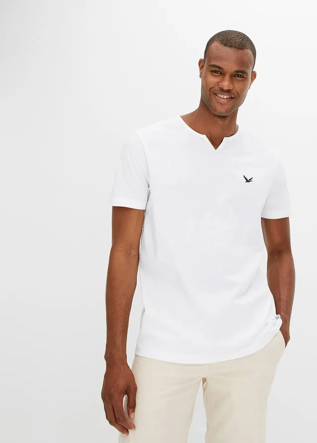 CAMISETA CON CORTE CóMODO (2 UNIDADES) BLANCONEGRO